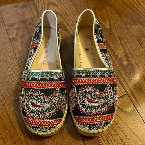 Paisley printed Espadrilles - Picture 1 of 1